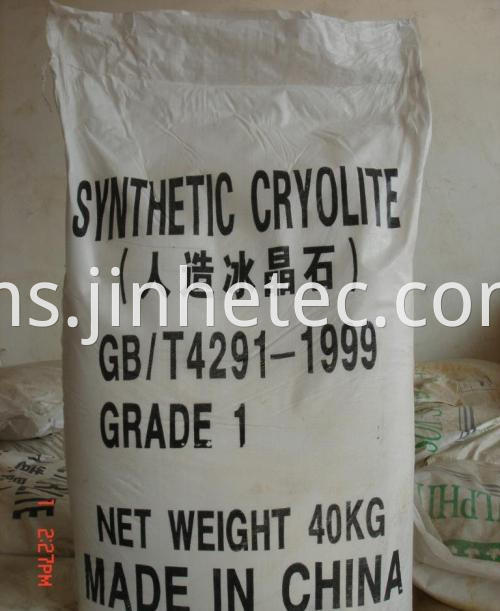 Cryolite Untuk Ejen Fusing Ferroalloy / Rimming Steel